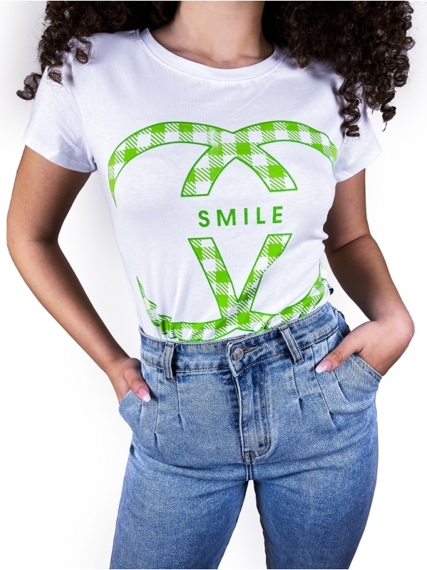 T-Shirt Smile - Verde