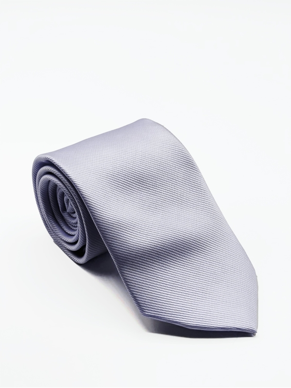Cravatta  Basic - Argento