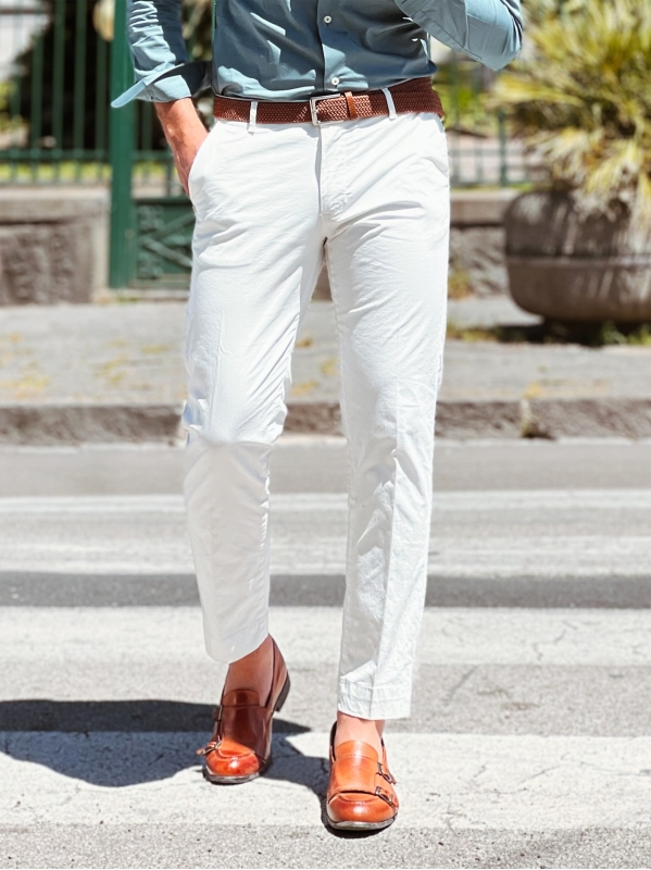 Pantalone Kan - Bianco