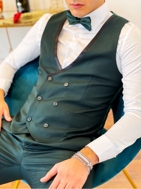 Gilet Don Diego - Verde Petrolio