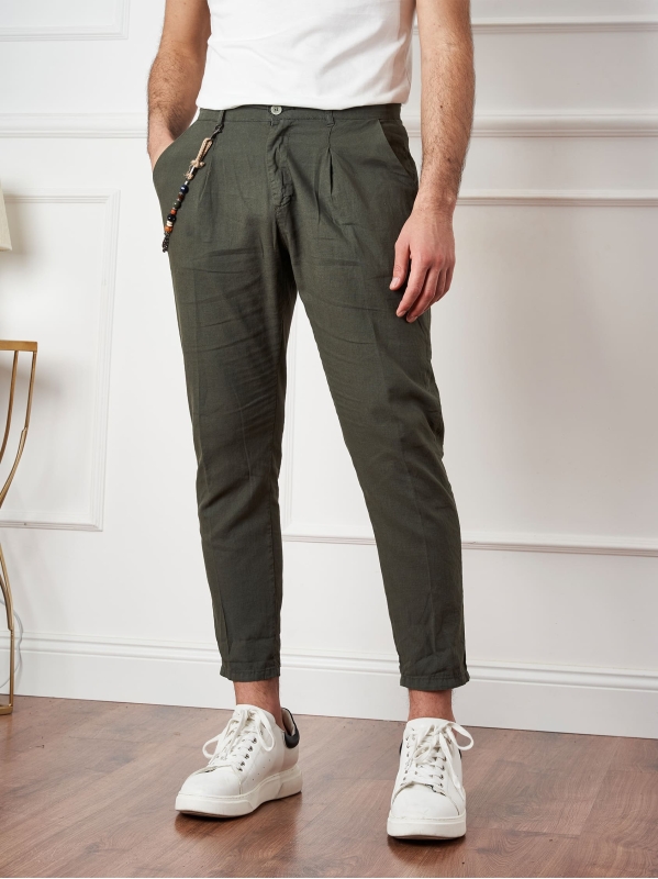 Pantalone Danilo - Verde Bottiglia