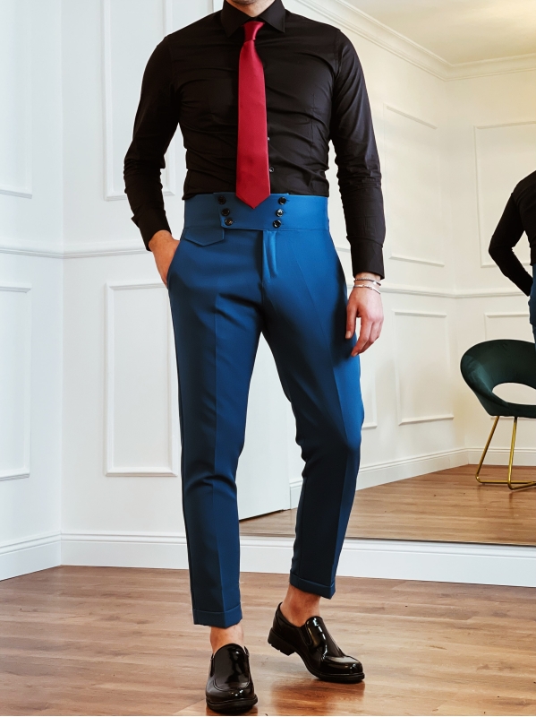 Pantalone Valter - Verde Ottanio