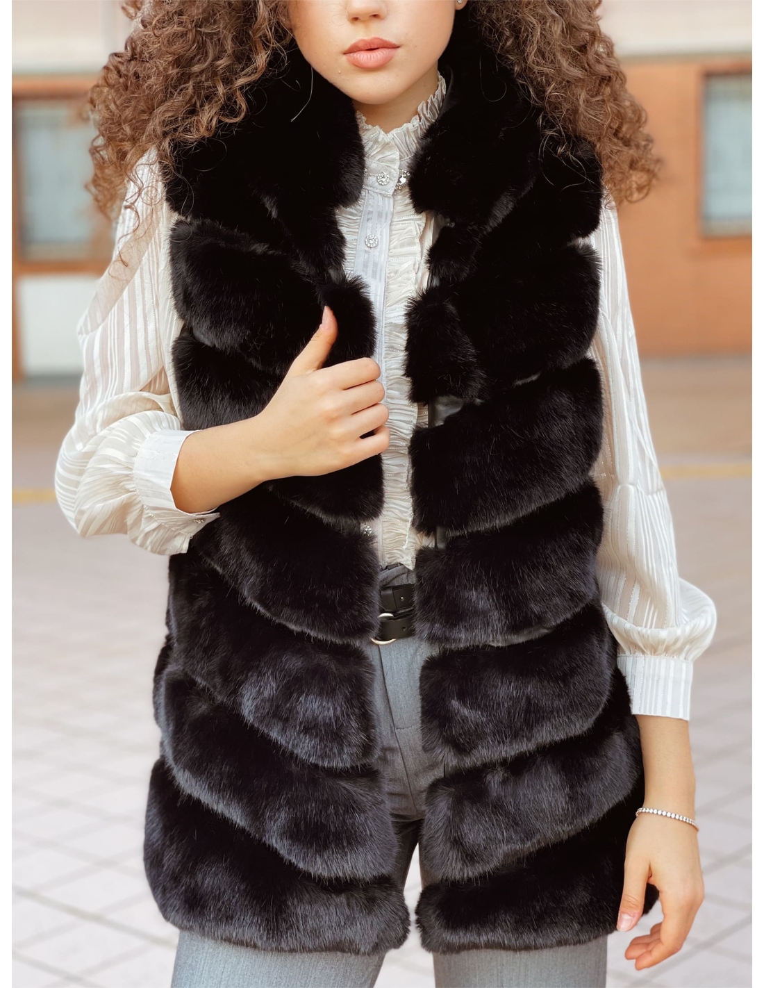 Gilet di Pelliccia Lady